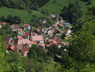 Image showing Alsatian village