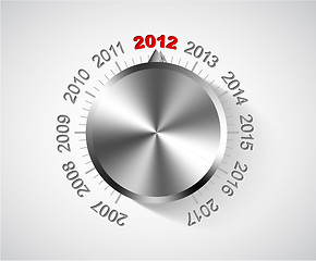 Image showing Vector 2012 New Year card 