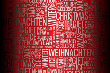 Image showing Abstract Christmas card 