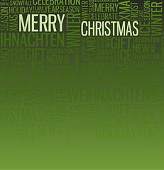 Image showing Abstract christmas card