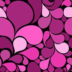 Image showing Pink abstract seamless pattern