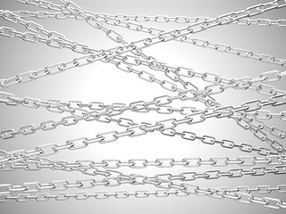 Image showing Protection: chrome chain links 