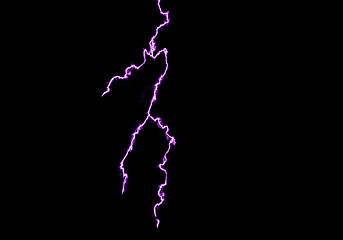 Image showing blue lightning 