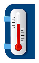 Image showing Thermometer Vector