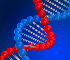 Image showing Dna 3d render