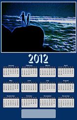 Image showing 2012 Neon Sea View Calendar