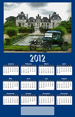 Image showing 2012 Vintage Car Calendar
