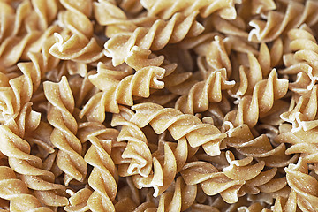 Image showing  raw organic italian pasta 