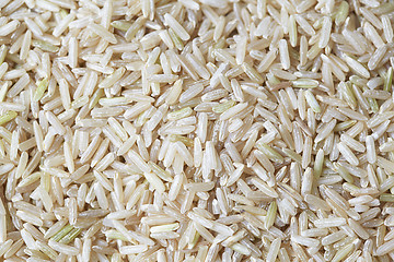 Image showing  brown organic  Rice from Asian