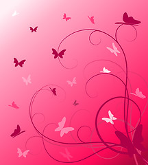 Image showing Abstract spring floral background