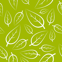 Image showing Fresh green leafs texture