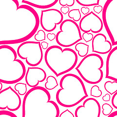 Image showing Love seamless vector pattern 