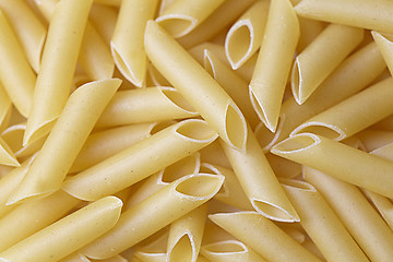 Image showing  raw organic italian pasta 