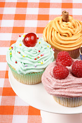 Image showing Fancy cupcakes assortment