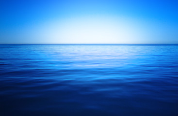 Image showing blue sky and ocean