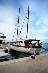 Image showing Luxury yachts at El Gouna