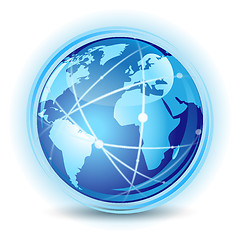 Image showing Global communication concept