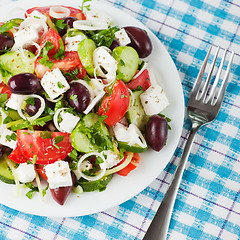 Image showing Greek salad 