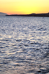 Image showing Sunrise on beach