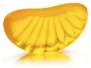 Image showing Mandarin shaped jelly.