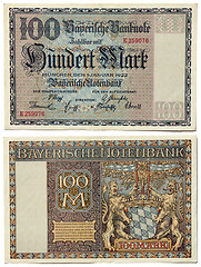 Image showing Old Bavarian Money