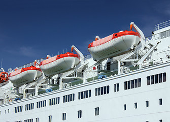 Image showing Lifeboats