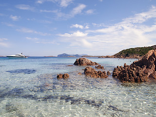 Image showing Beach of Prince Emerald Coast