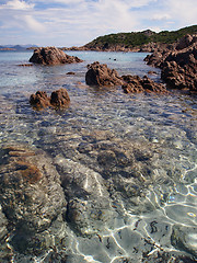 Image showing Beach of Prince Emerald Coast