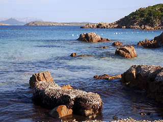 Image showing Beach of Prince Emerald Coast