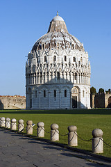 Image showing Baptistery Piazza dei Miracoli Pisa