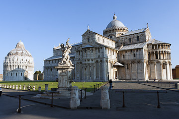 Image showing View of Piazza dei Miracoli Pisa