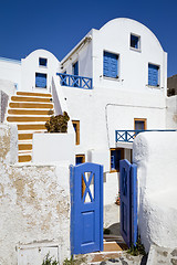 Image showing Santorini house