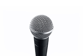 Image showing Microphone on white background