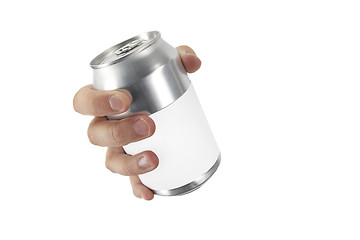 Image showing hand with a can