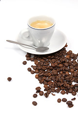 Image showing coffee breakfast