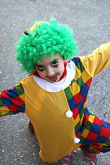 Image showing happy crazy clown