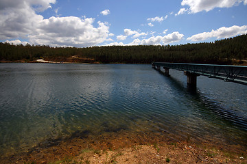 Image showing nice barrage in Portugal, electricity & energy concept