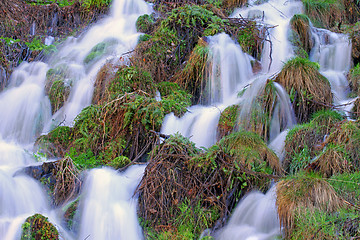 Image showing Flowing water the river in Portugal