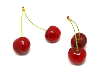 Image showing beautiful and tasty cherries