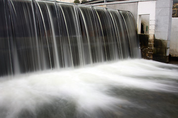 Image showing Flowing water the river in Portugal