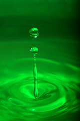 Image showing transparent drops of water, nice beautiful background photo