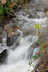 Image showing Flowing water the river in Portugal