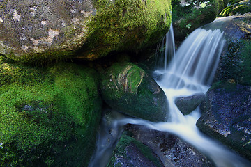 Image showing Flowing water the river in Portugal