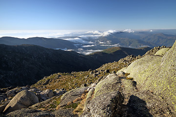 Image showing beautiful mountain landscape, nature and wildlife photo
