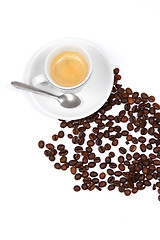 Image showing coffee breakfast