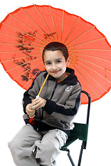 Image showing portrait of fashion child