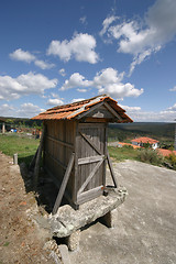 Image showing corn house, granary, agriculture photo