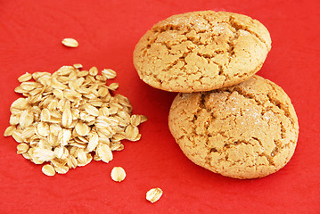 Image showing Oatmeal cookies