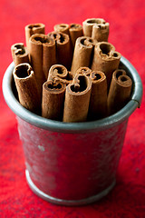 Image showing Cinnamon sticks