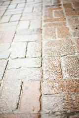 Image showing Cobblestone pavement background